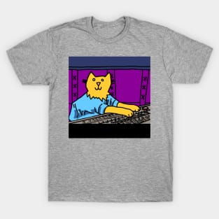 Music Producer Cat T-Shirt